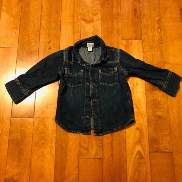 100% cotton denim shirt for boys 2T - Picture 1 of 7